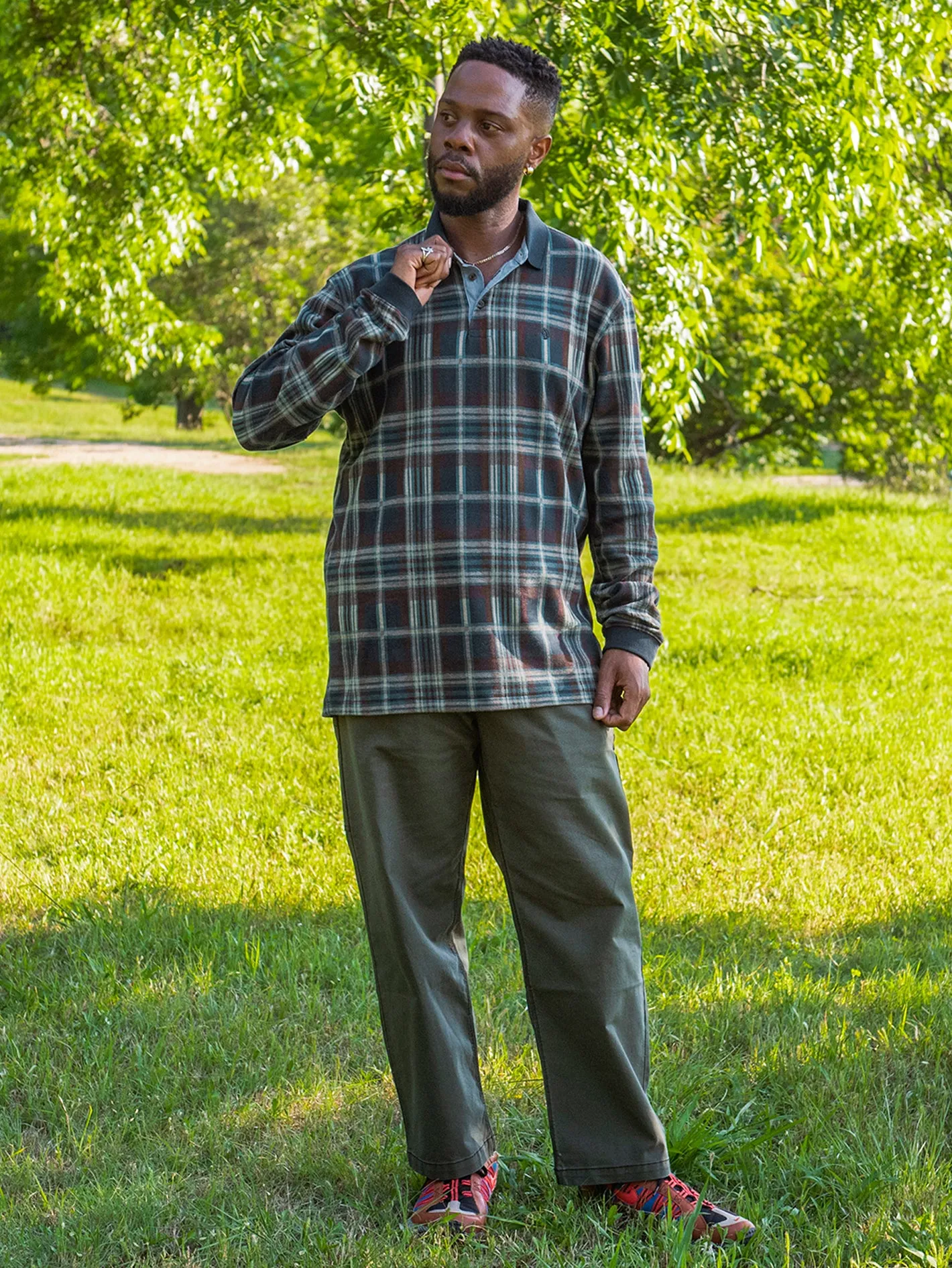 Volcom Entertainment Fat Tony Long Sleeve Shirt - Navy sold by Volcom product image thumbnail 2