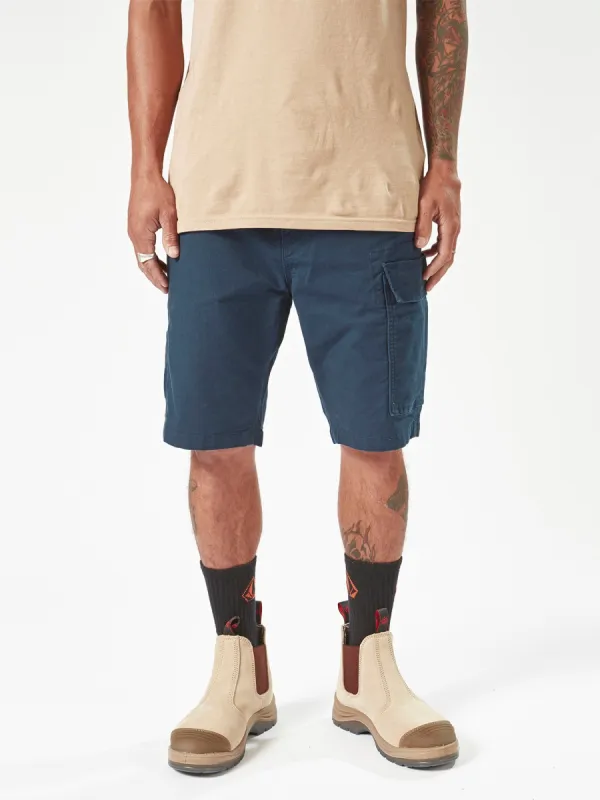 Volcom Workwear Caliper Work Shorts - Navy made by Volcom