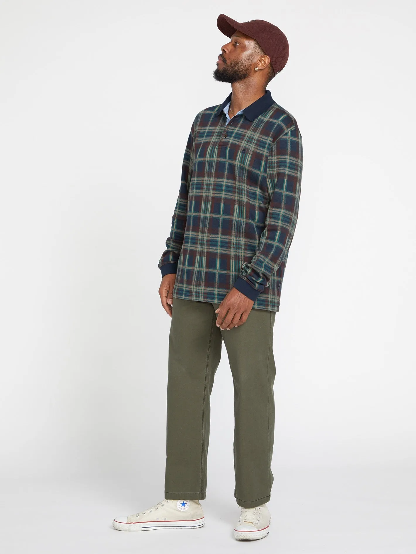 Volcom Entertainment Fat Tony Long Sleeve Shirt - Navy sold by Volcom product image thumbnail 3