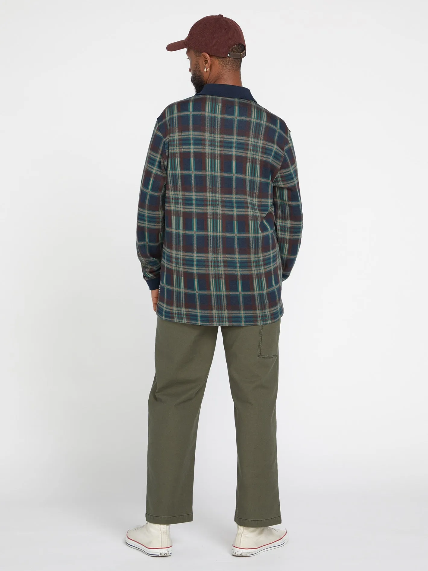 Volcom Entertainment Fat Tony Long Sleeve Shirt - Navy sold by Volcom product image thumbnail 4