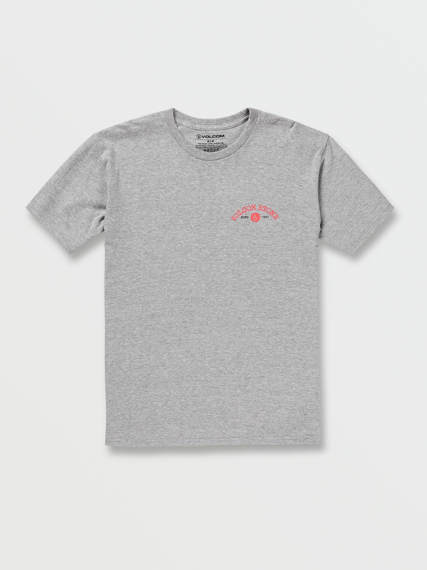 Darcher Short Sleeve Tee - Heather Grey sold by Volcom