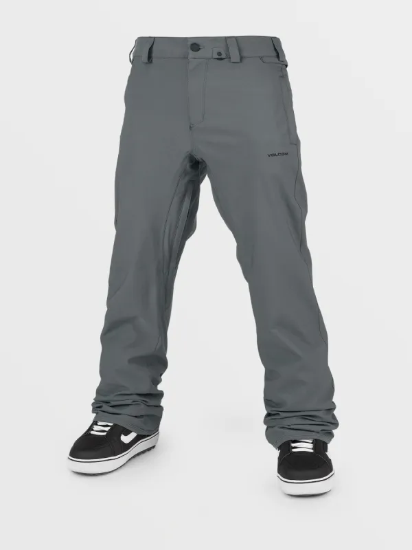 Mens Freakin Snow Chino Pants - Dark Grey sold by Volcom