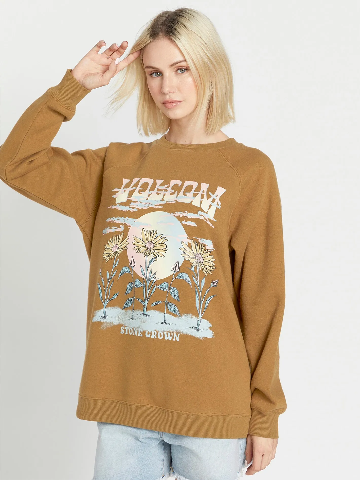 Stone Magic Bf Crew - Rustic Brown sold by Volcom product image thumbnail 3