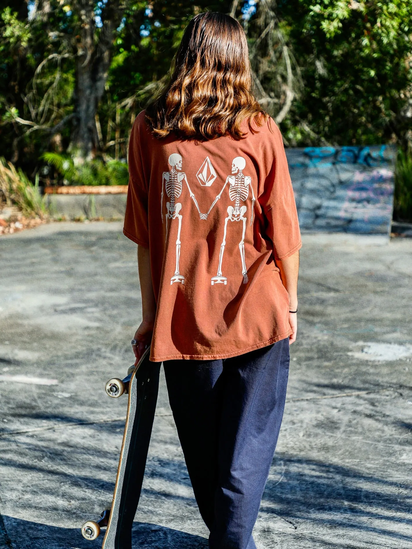 My Guys Tee - Dark Clay sold by Volcom