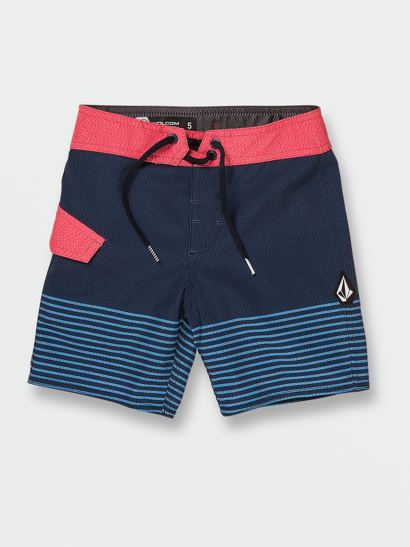 Little Boys Quarta Static Mod-Tech Trunks - Navy sold by Volcom