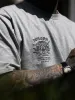 Tokyo True Featured Artist Yusuke Tiger Short Sleeve Tee - Cement Grey sold by Volcom