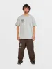 Tokyo True Featured Artist Yusuke Tiger Short Sleeve Tee - Cement Grey sold by Volcom