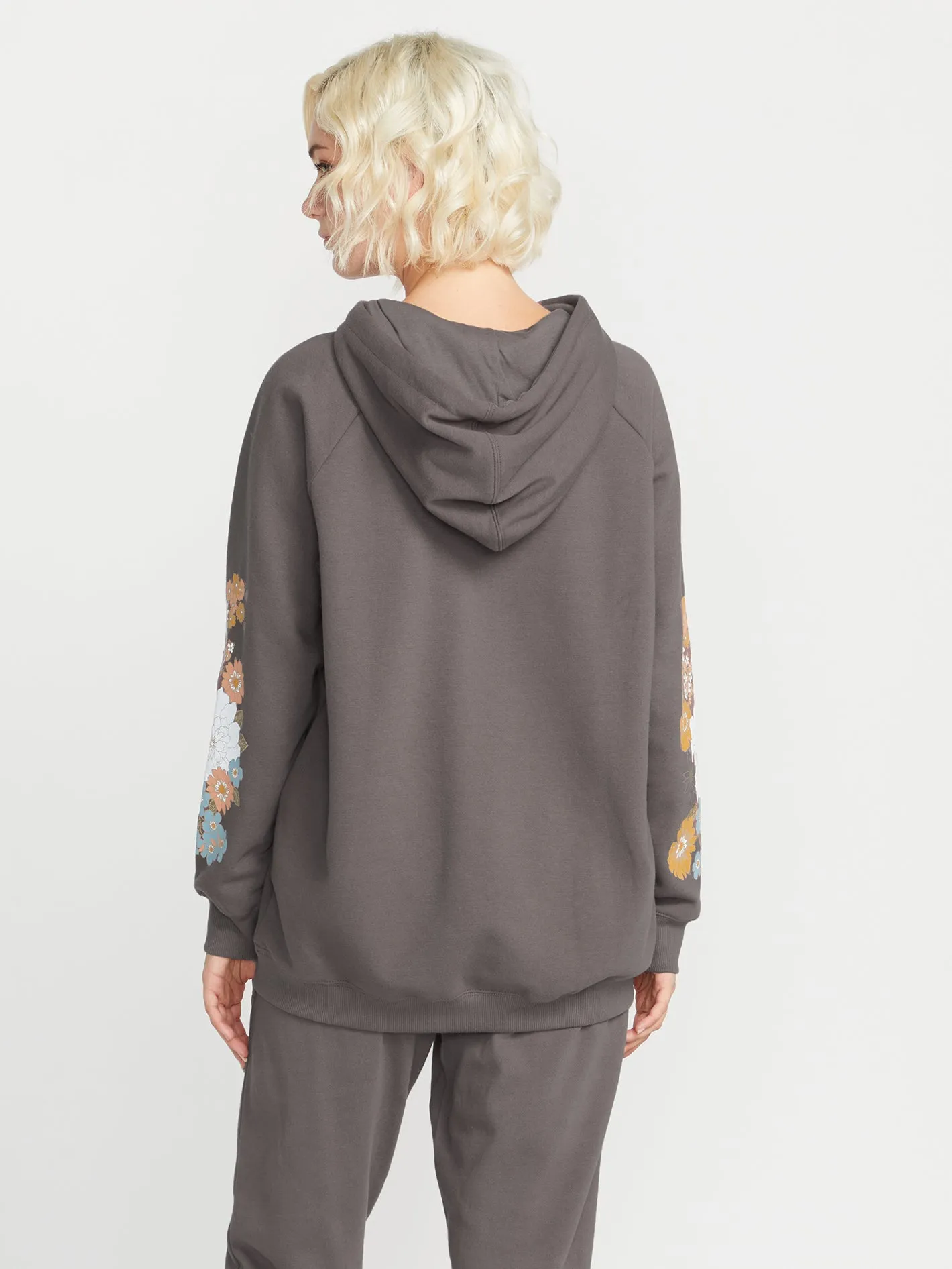 Truly Stoked Boyfriend Hoodie - Slate Grey sold by Volcom product image thumbnail 2
