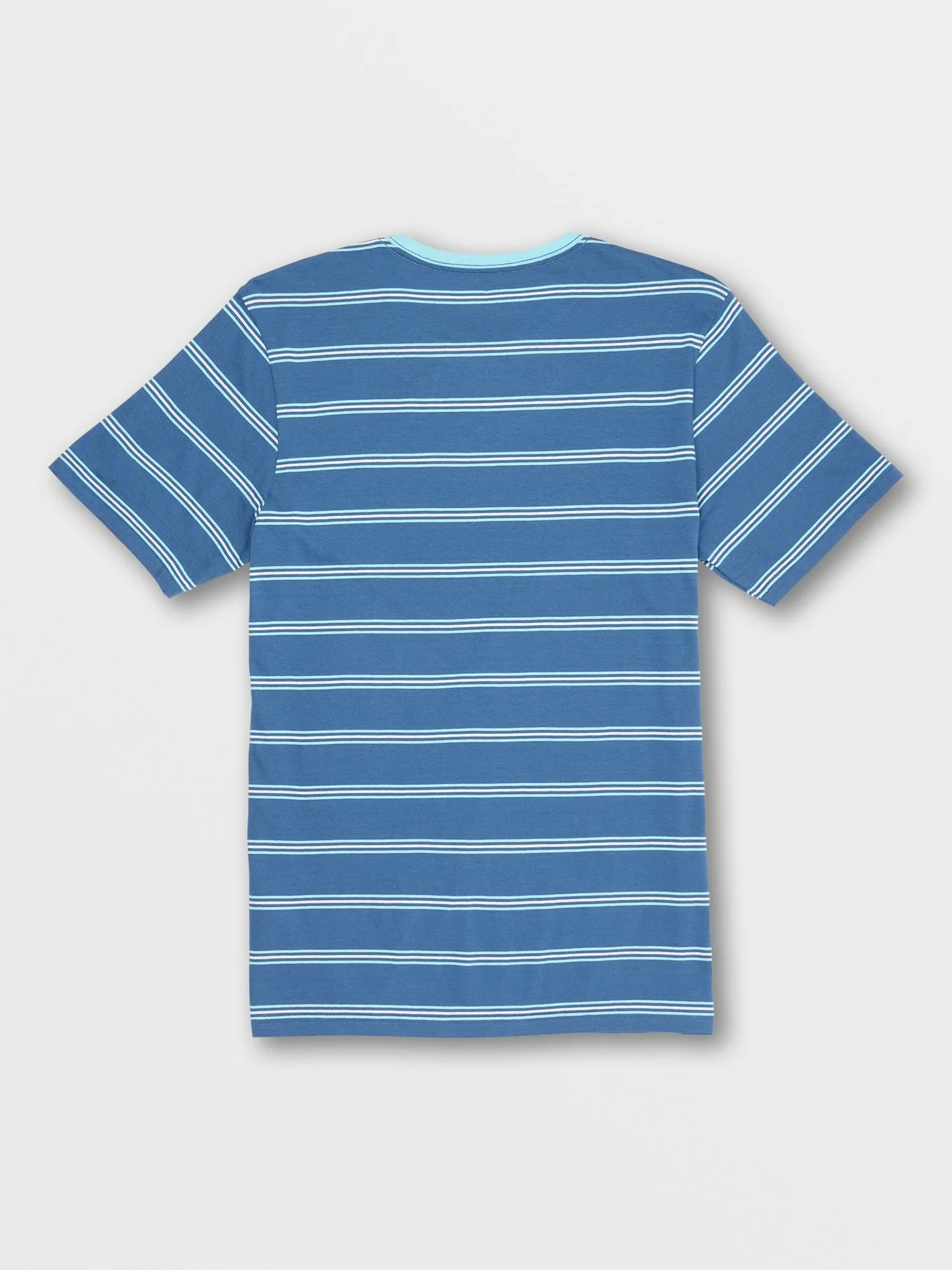 Big Boys Parables Stripes Crew Tee - Blue Combo sold by Volcom product image thumbnail 2