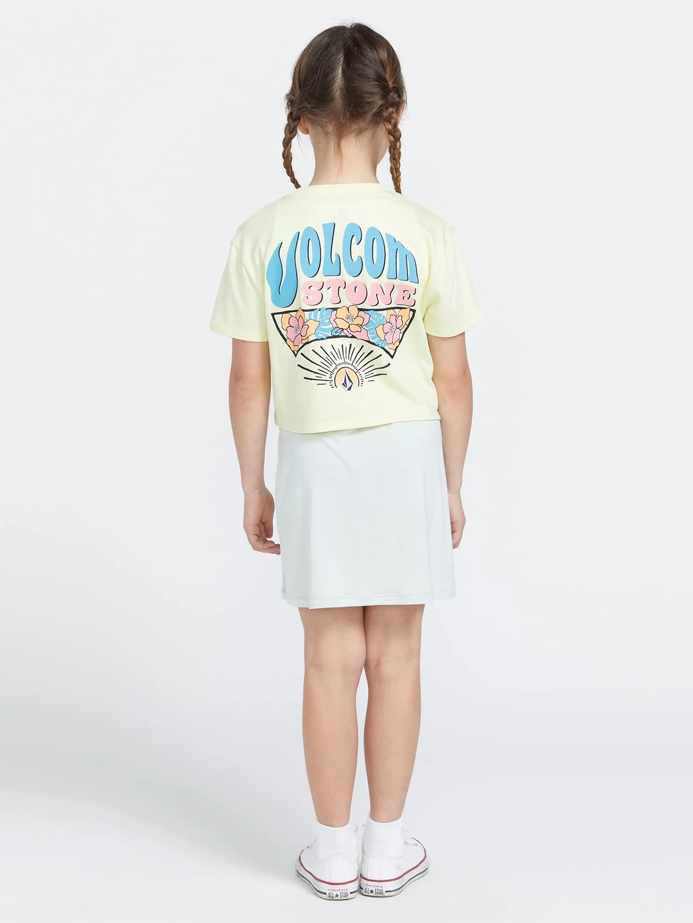 Girls Pocket Dial Tee - Lemon sold by Volcom product image thumbnail 2