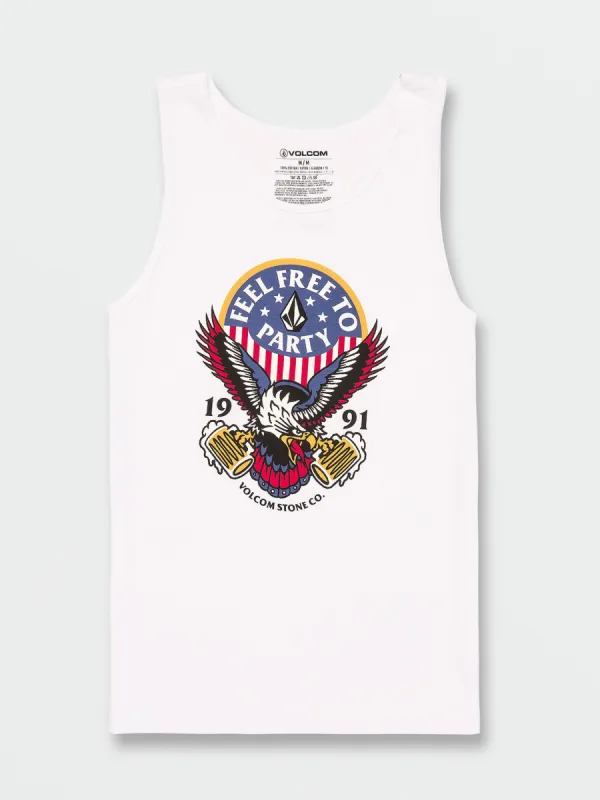 Freedomeagle Tank - White sold by Volcom