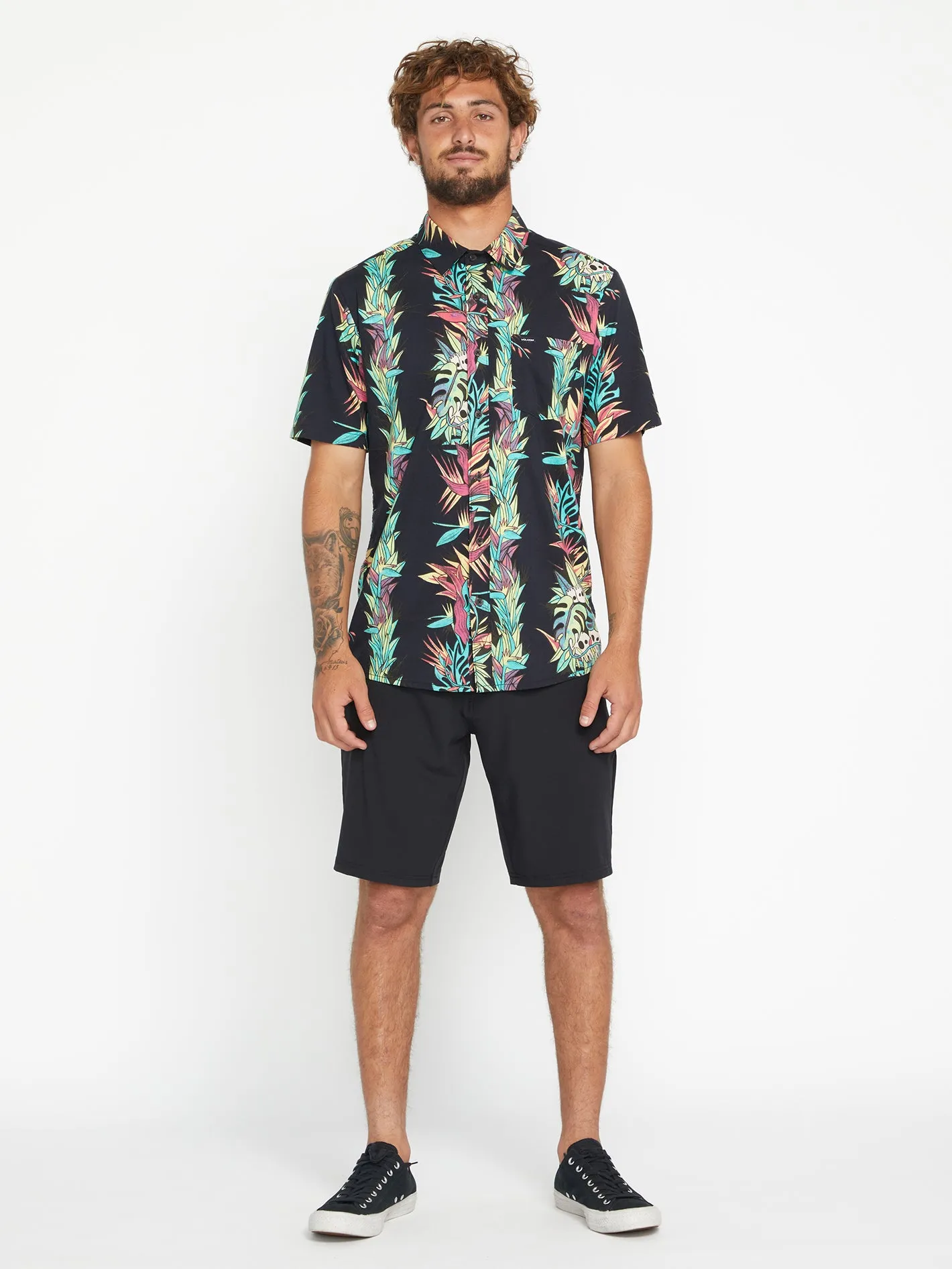Volcom Entertainment Pepper Short Sleeve Shirt - Black sold by Volcom product image thumbnail 2