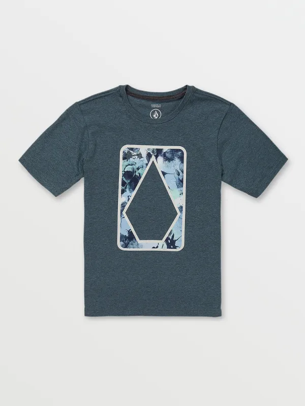 Little Boys Elevator Short Sleeve Tee - Jade Black Heather sold by Volcom