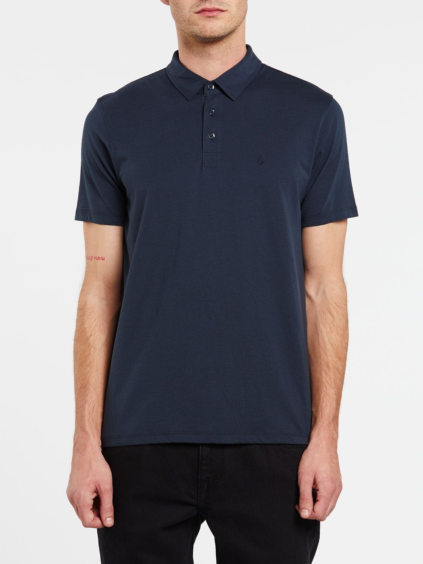 Wowzer Polo Short Sleeve - Navy sold by Volcom