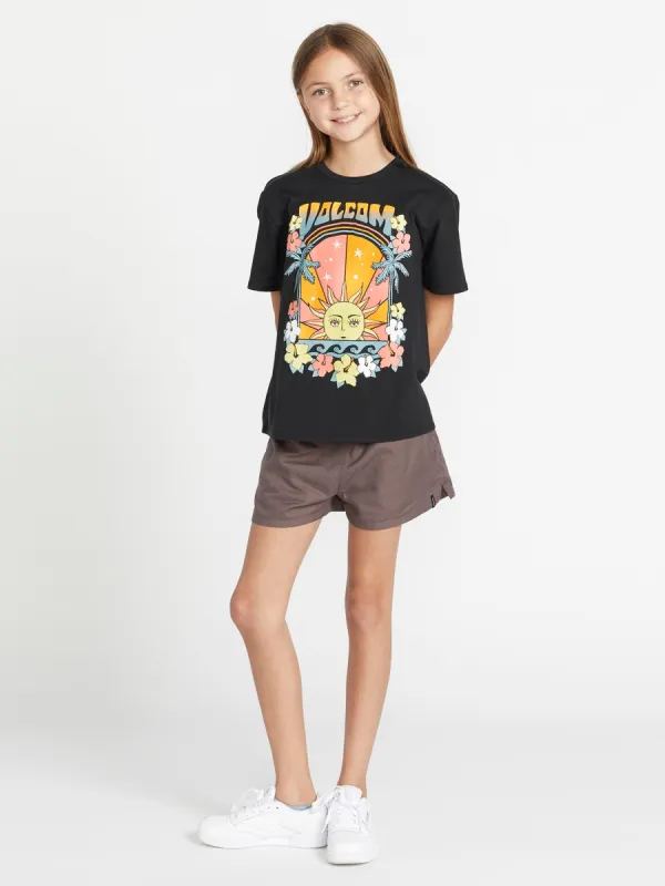 Girls Truly Stoked Bf Tee - Black sold by Volcom