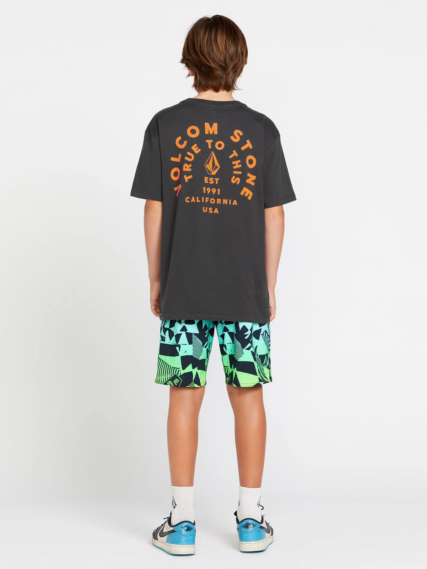Big Boys Tennon Short Sleeve Tee - Stealth sold by Volcom product image thumbnail 3