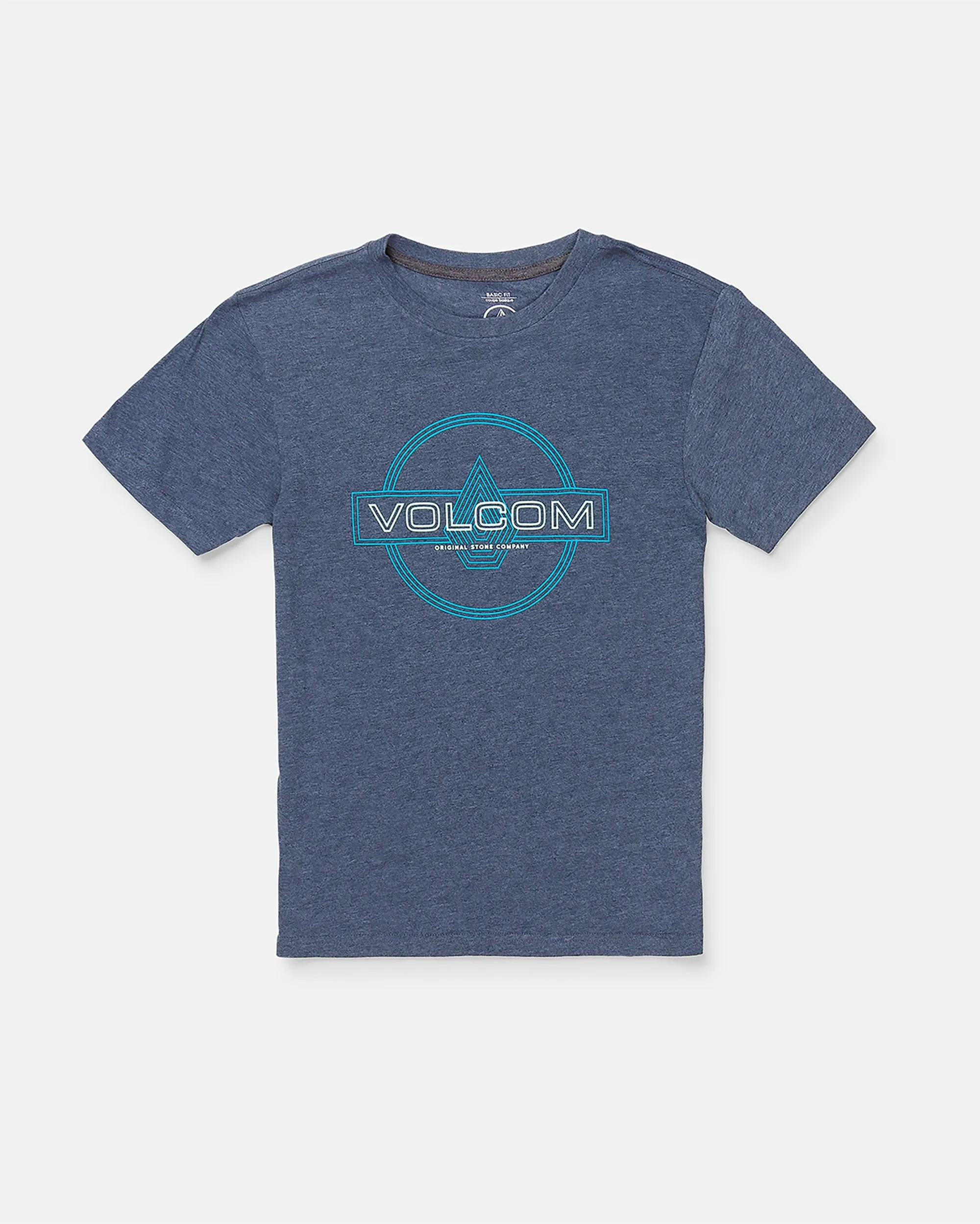 Little Boys Line Service Short Sleeve Tee - Navy Heather sold by Volcom