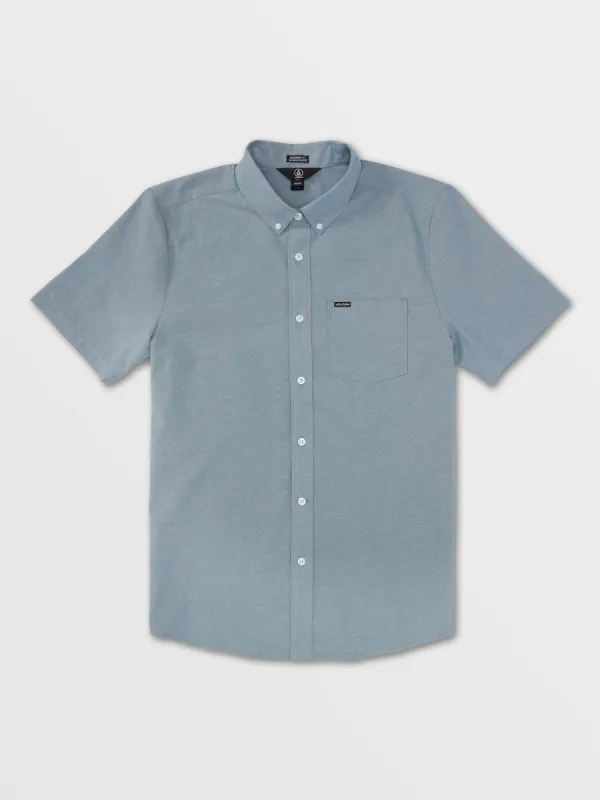 Curwin Short Sleeve Shirt - Blue made by Volcom
