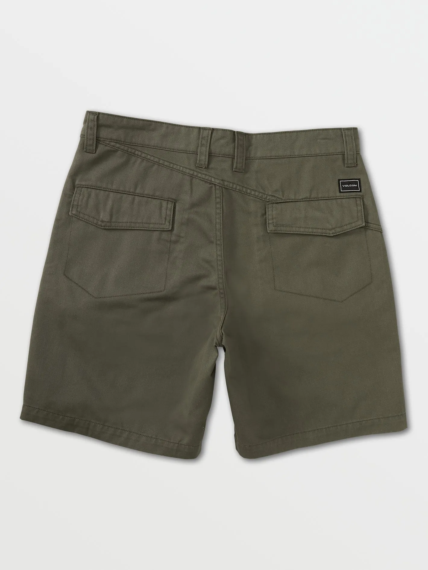 Barracks Relaxed Chino Shorts - Army Green Combo sold by Volcom product image thumbnail 3
