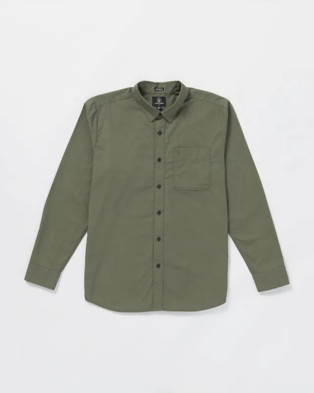 Date Knight Long Sleeve Shirt - Winter Moss sold by Volcom