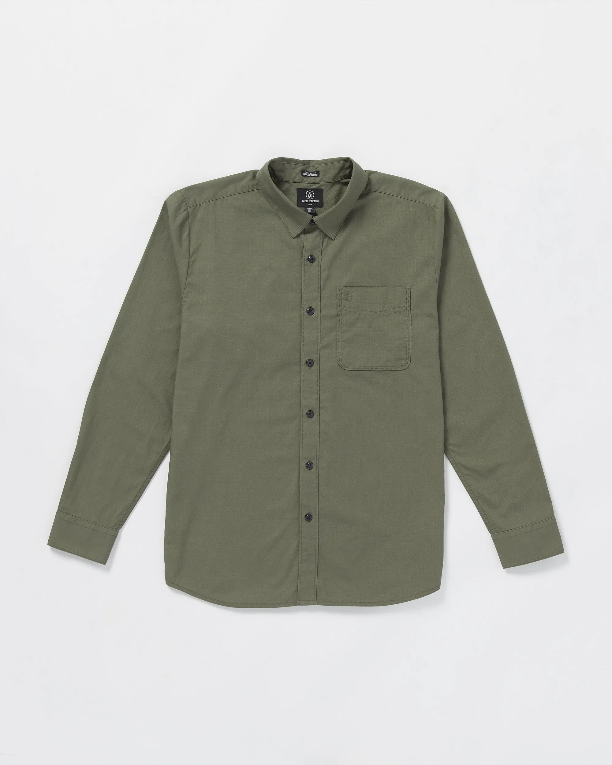 Date Knight Long Sleeve Shirt - Winter Moss sold by Volcom