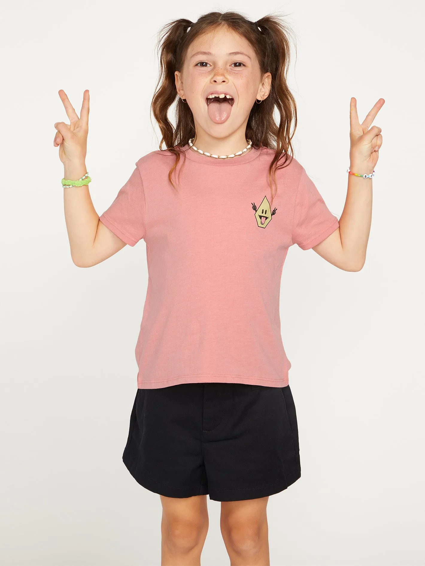 Girls Last Party Tee - Desert Pink sold by Volcom