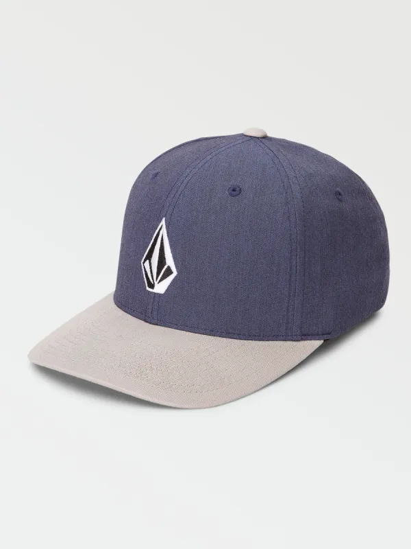 V-Full Stone Xfit Hat - Navy Combo sold by Volcom