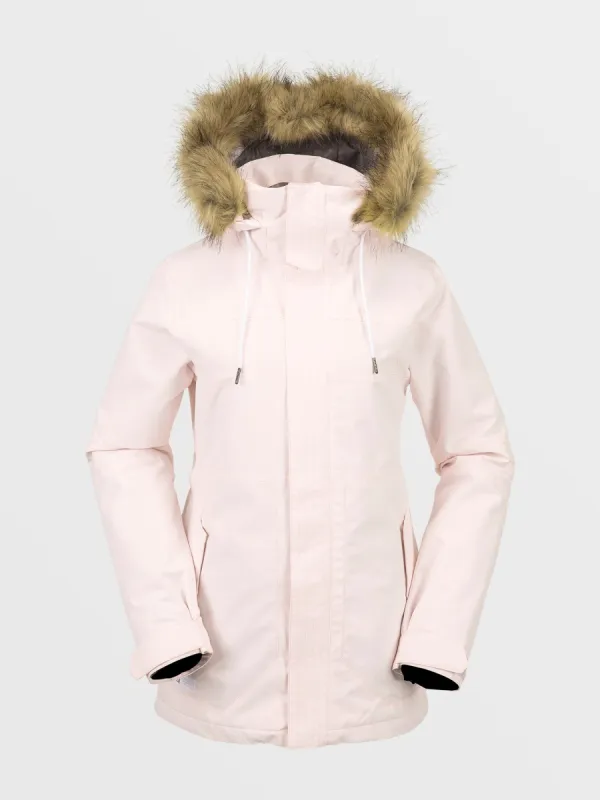 Womens Fawn Insulated Jacket - Calcite sold by Volcom