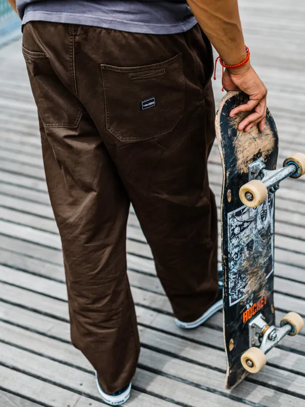 Outer Spaced Casual Pants - Dark Brown sold by Volcom