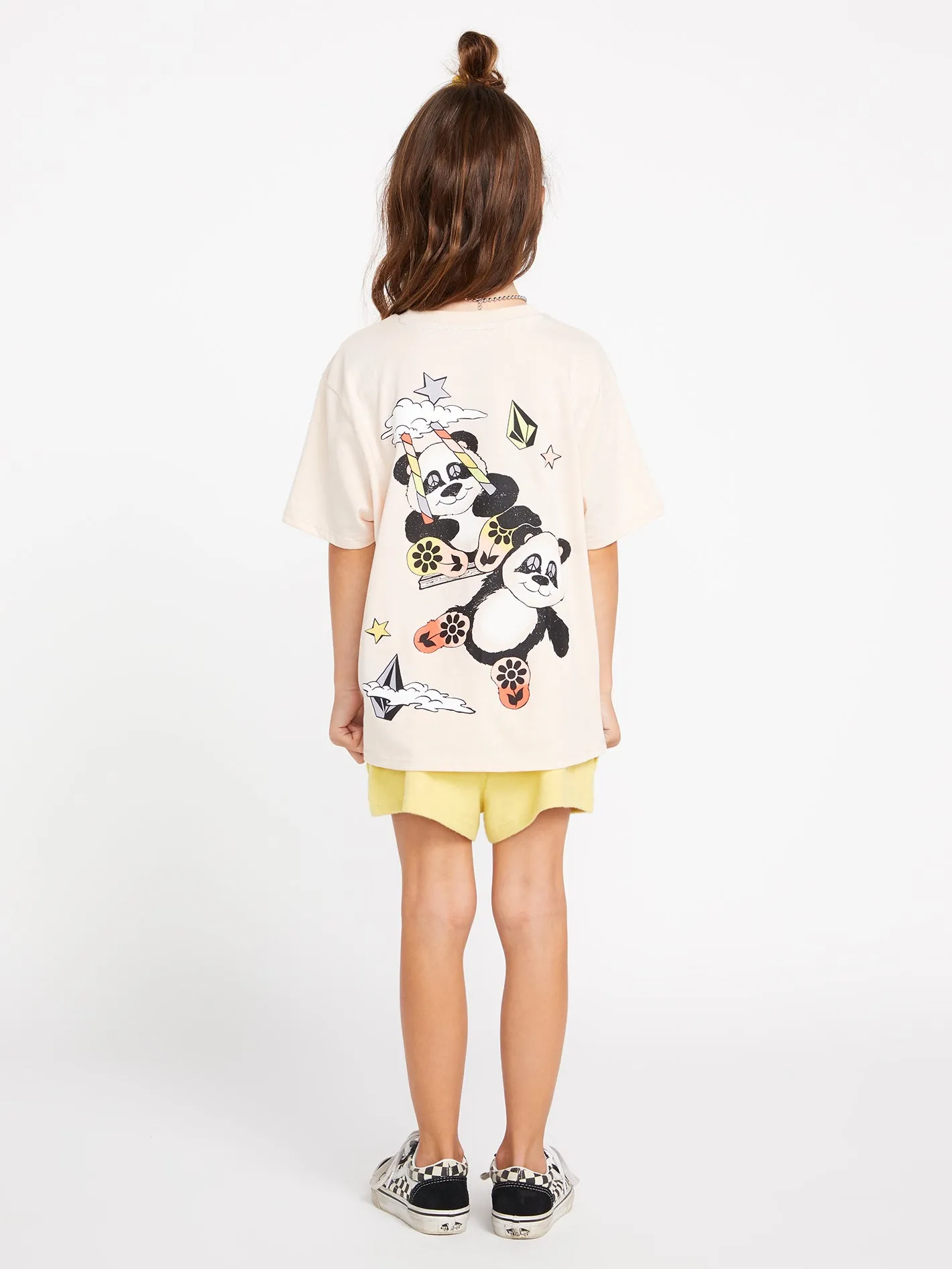 Girls Truly Stoked Boyfriend Short Sleeve Tee - Sand sold by Volcom product image thumbnail 5