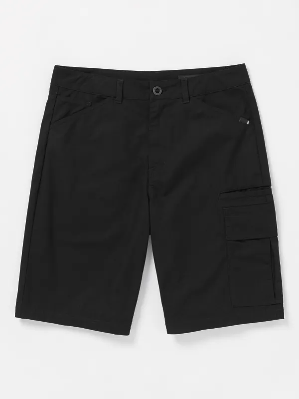 Grand Fang Cargo Shorts - Black sold by Volcom