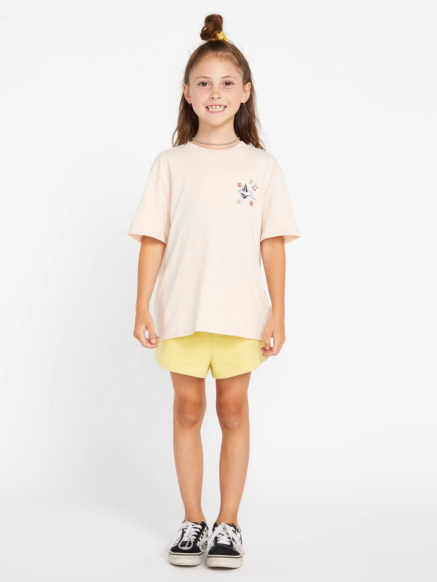 Girls Truly Stoked Boyfriend Short Sleeve Tee - Sand sold by Volcom product image thumbnail 4