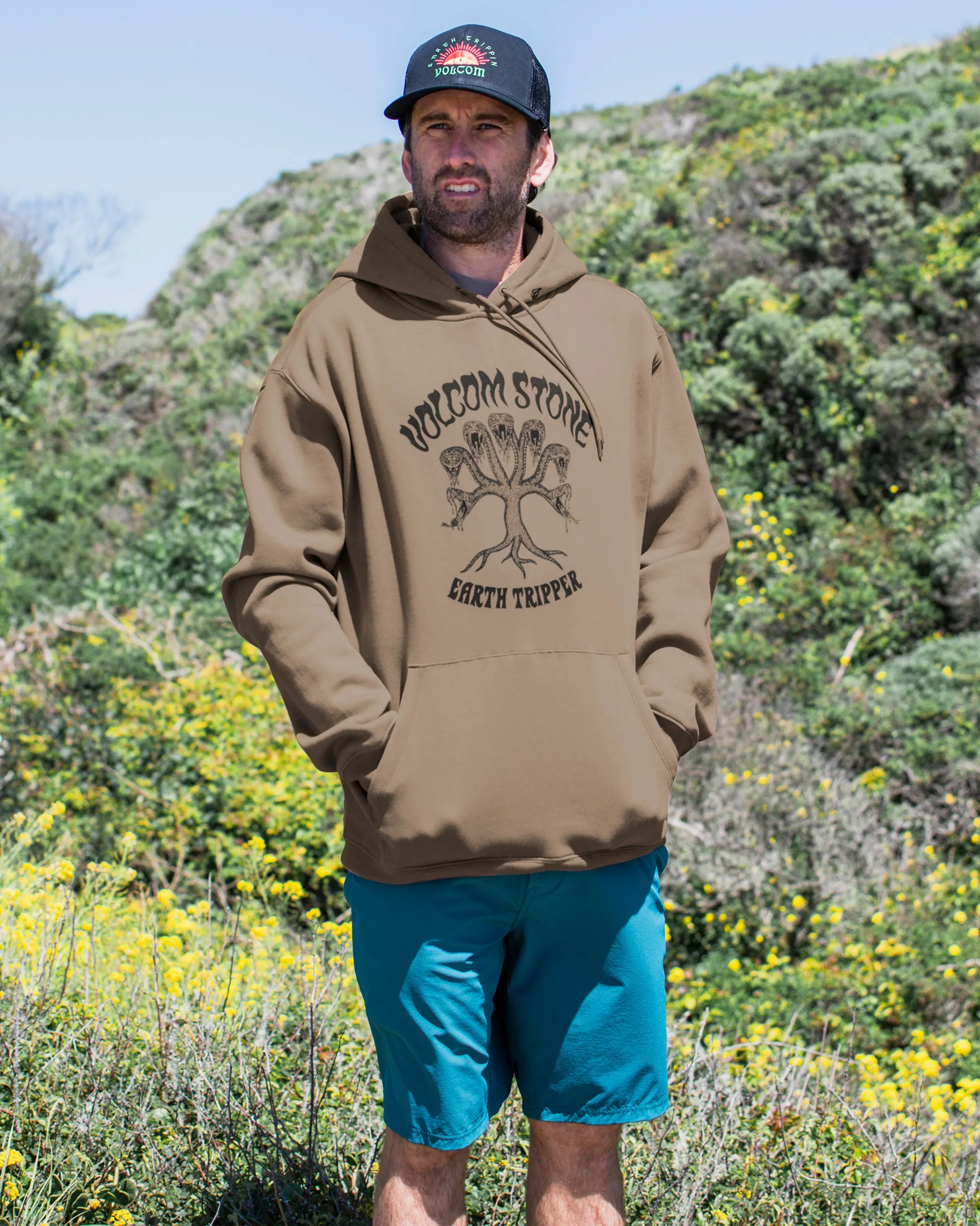 Watanite Pullover Hoodie - Teak sold by Volcom product image thumbnail 2