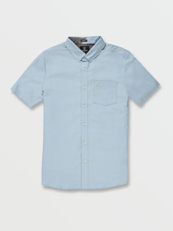 Everett Oxford Short Sleeve Shirt - Artic Blue sold by Volcom