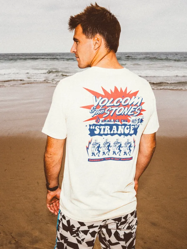 Strange Relics Short Sleeve Tee - Off White Heather sold by Volcom