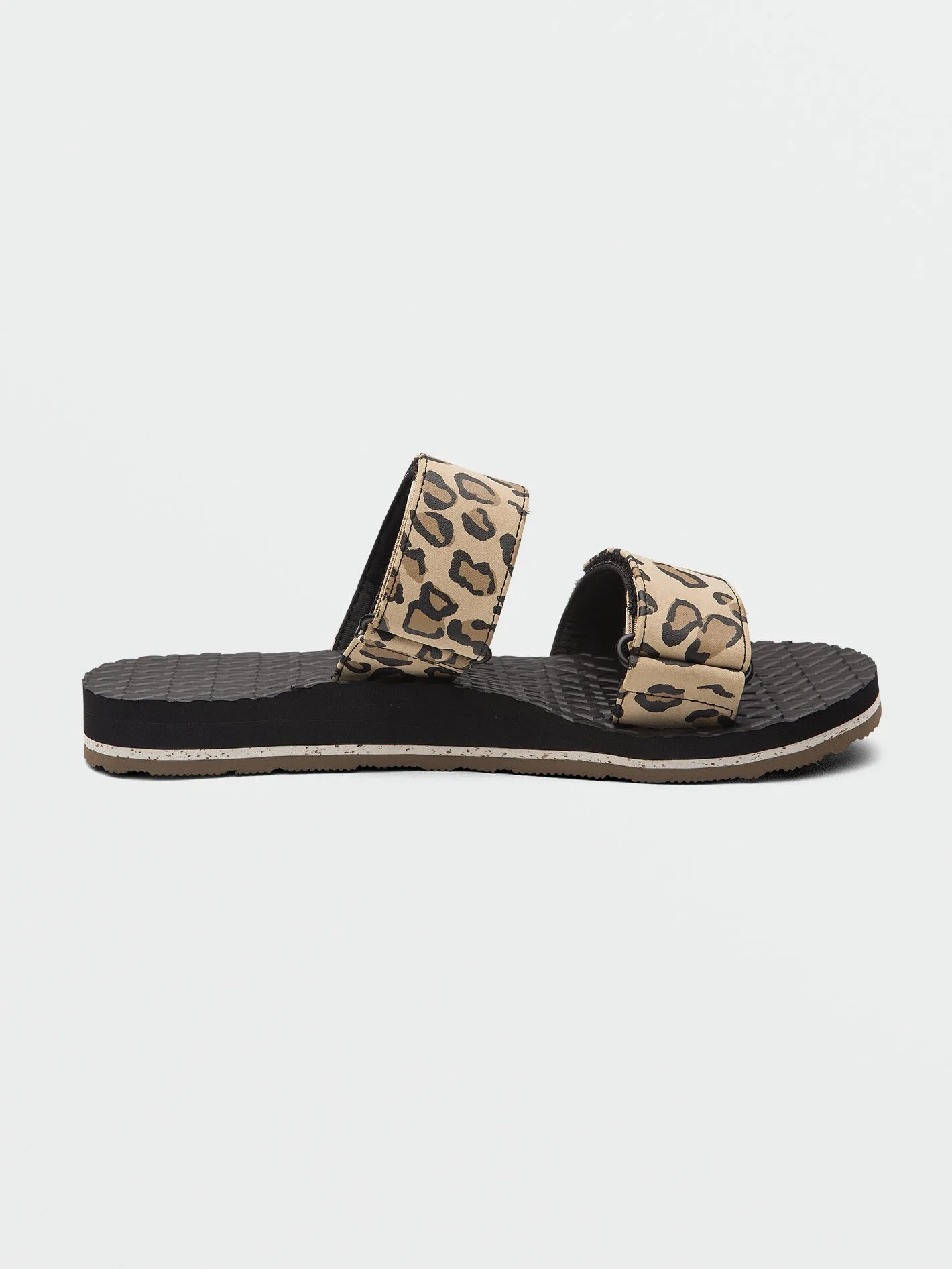 Womens Eco Recliner Slide Sandals - Leopard sold by Volcom product image thumbnail 3