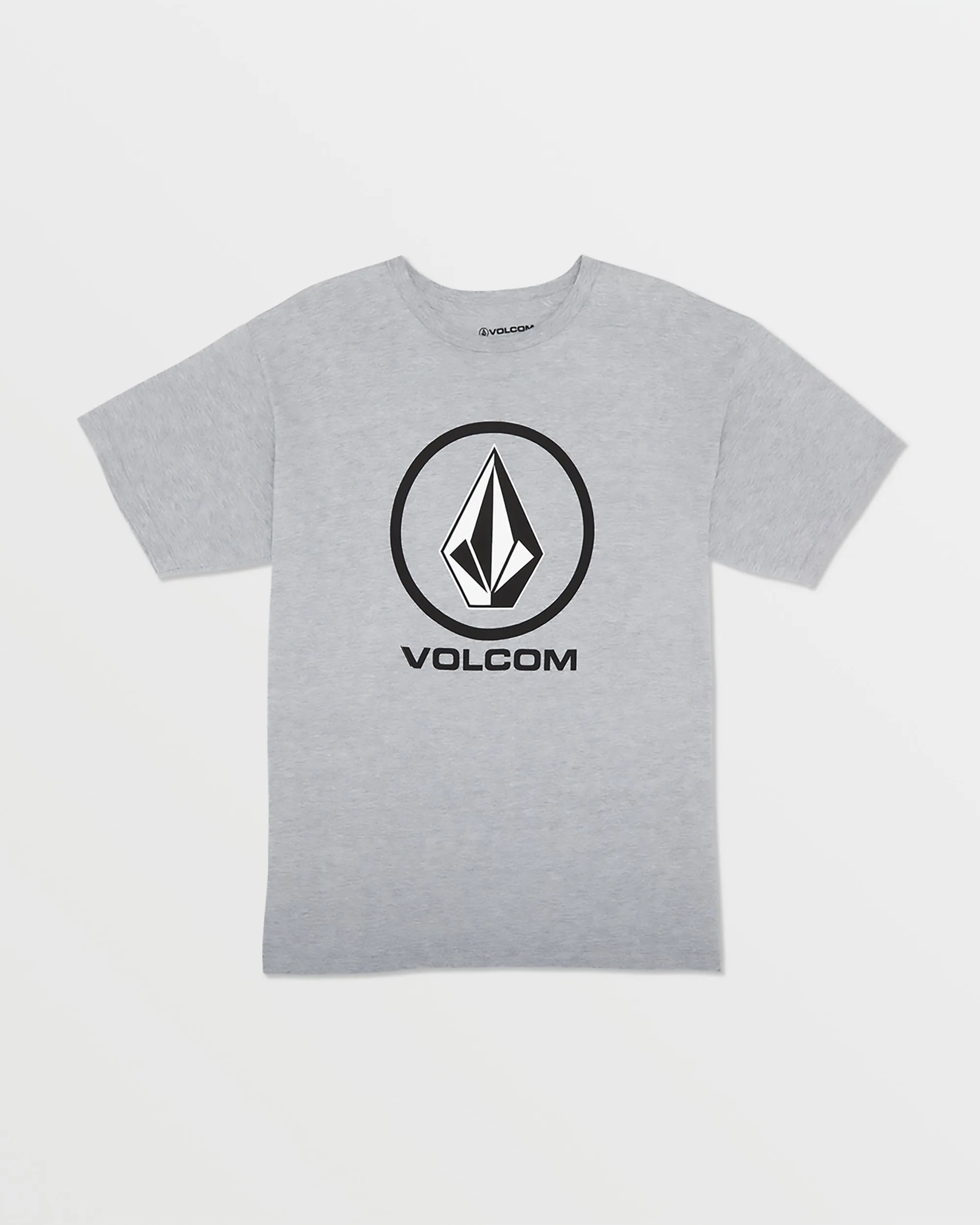 Big Boys Crisp Stone Short Sleeve Tee - Grey Heather sold by Volcom