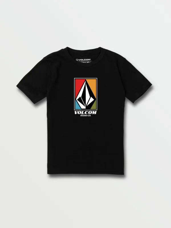 Little Boys Four Up Short Sleeve Tee - Black sold by Volcom