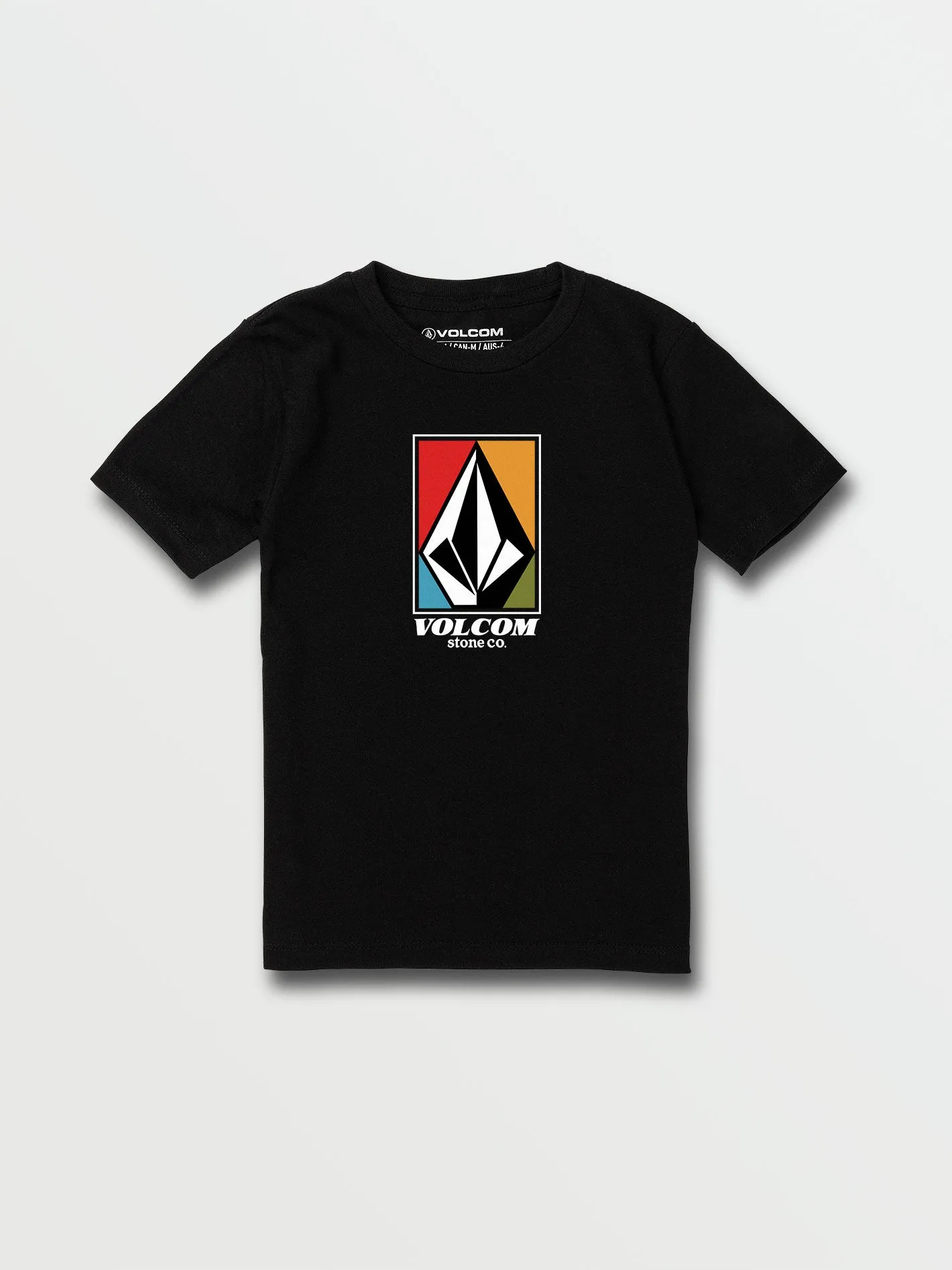Little Boys Four Up Short Sleeve Tee - Black sold by Volcom