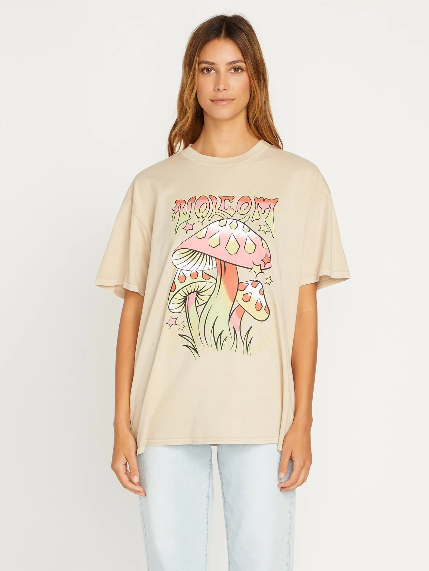 Stones Throw Tee - Taupe sold by Volcom