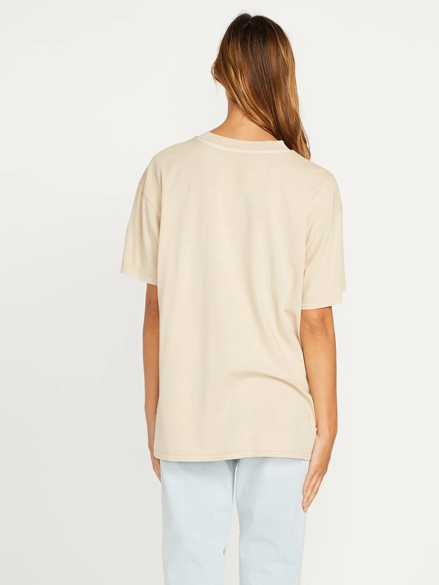 Stones Throw Tee - Taupe sold by Volcom product image thumbnail 2