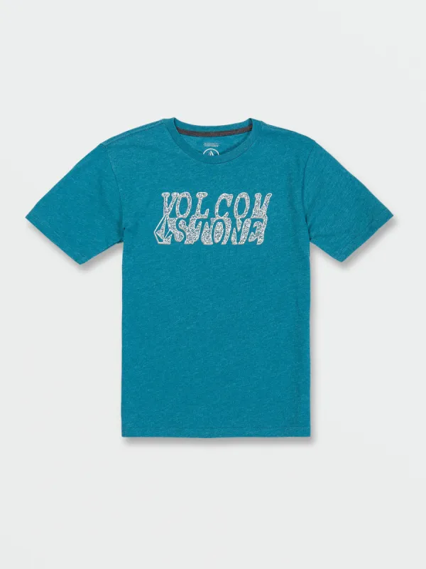 Little Boys Correlator Short Sleeve Tee - Ocean Teal Heather sold by Volcom