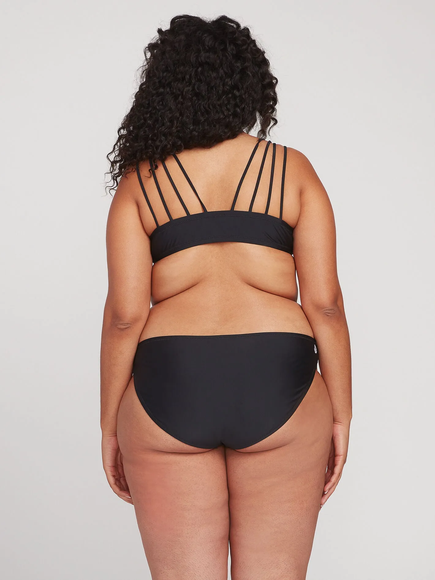 Simply Solid V Neck Bikini Top Plus Size - Black sold by Volcom product image thumbnail 2