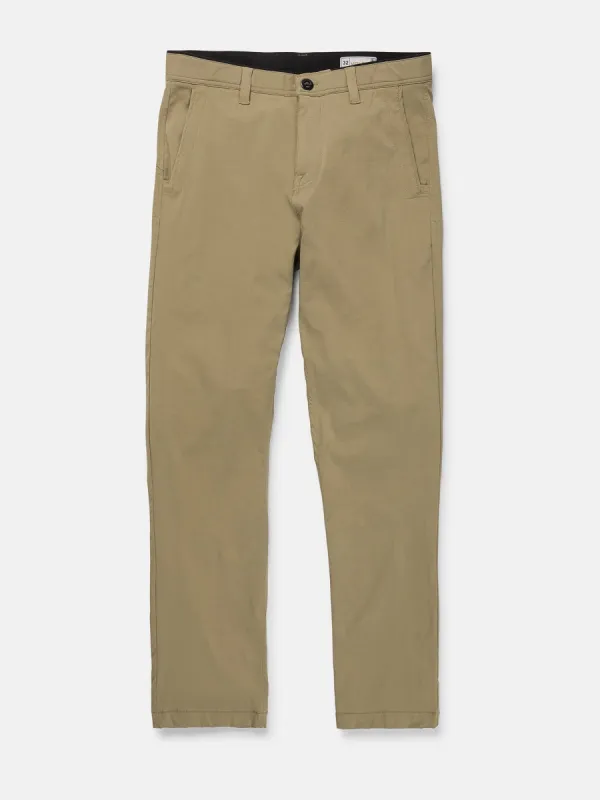 Frickin Tech Chino Pants - Dark Khaki sold by Volcom