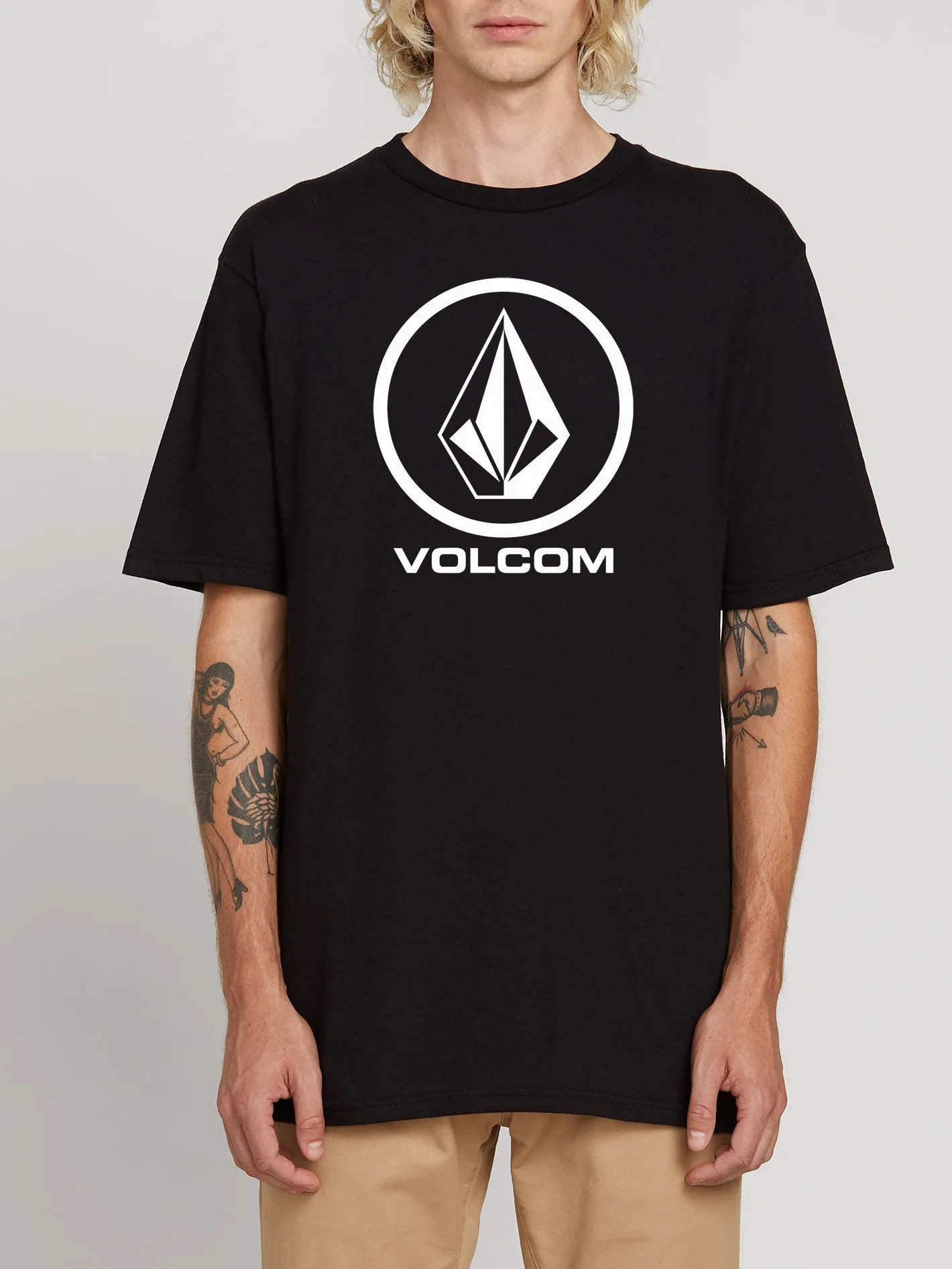 Circle Short Sleeve Tee - Black sold by Volcom