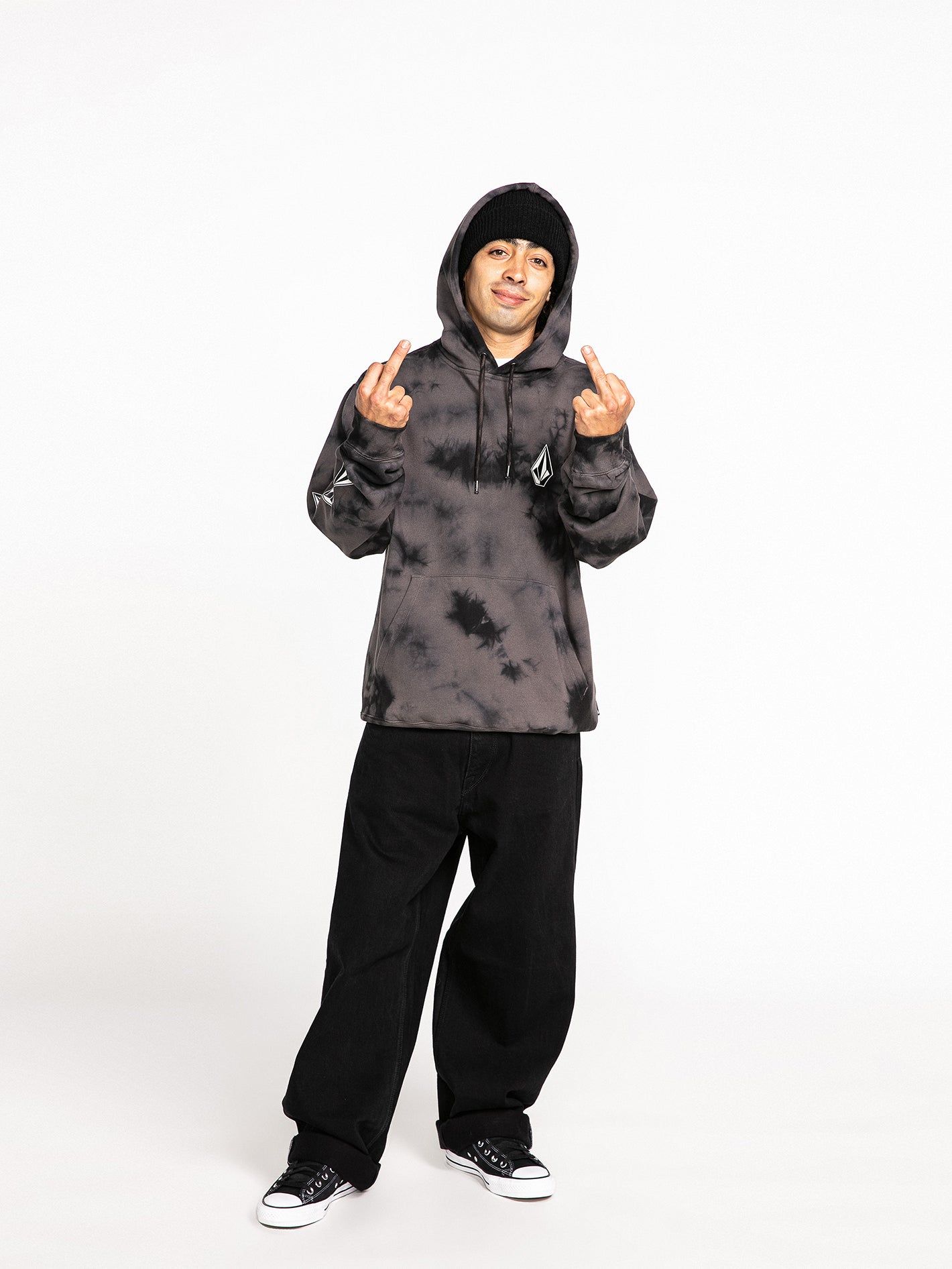 Iconic Stone Plus Hoodie - Black sold by Volcom product image thumbnail 5
