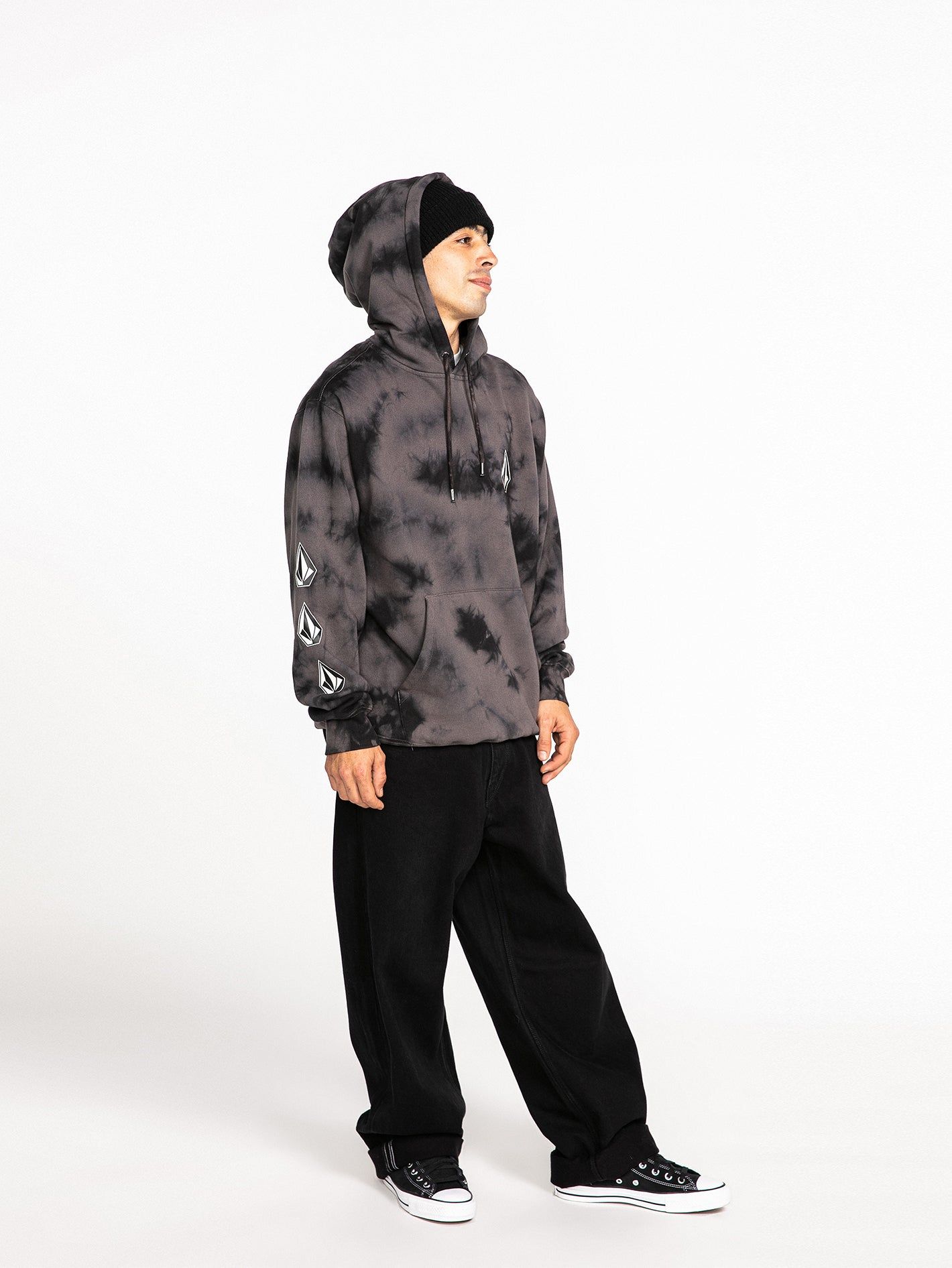 Iconic Stone Plus Hoodie - Black sold by Volcom product image thumbnail 2