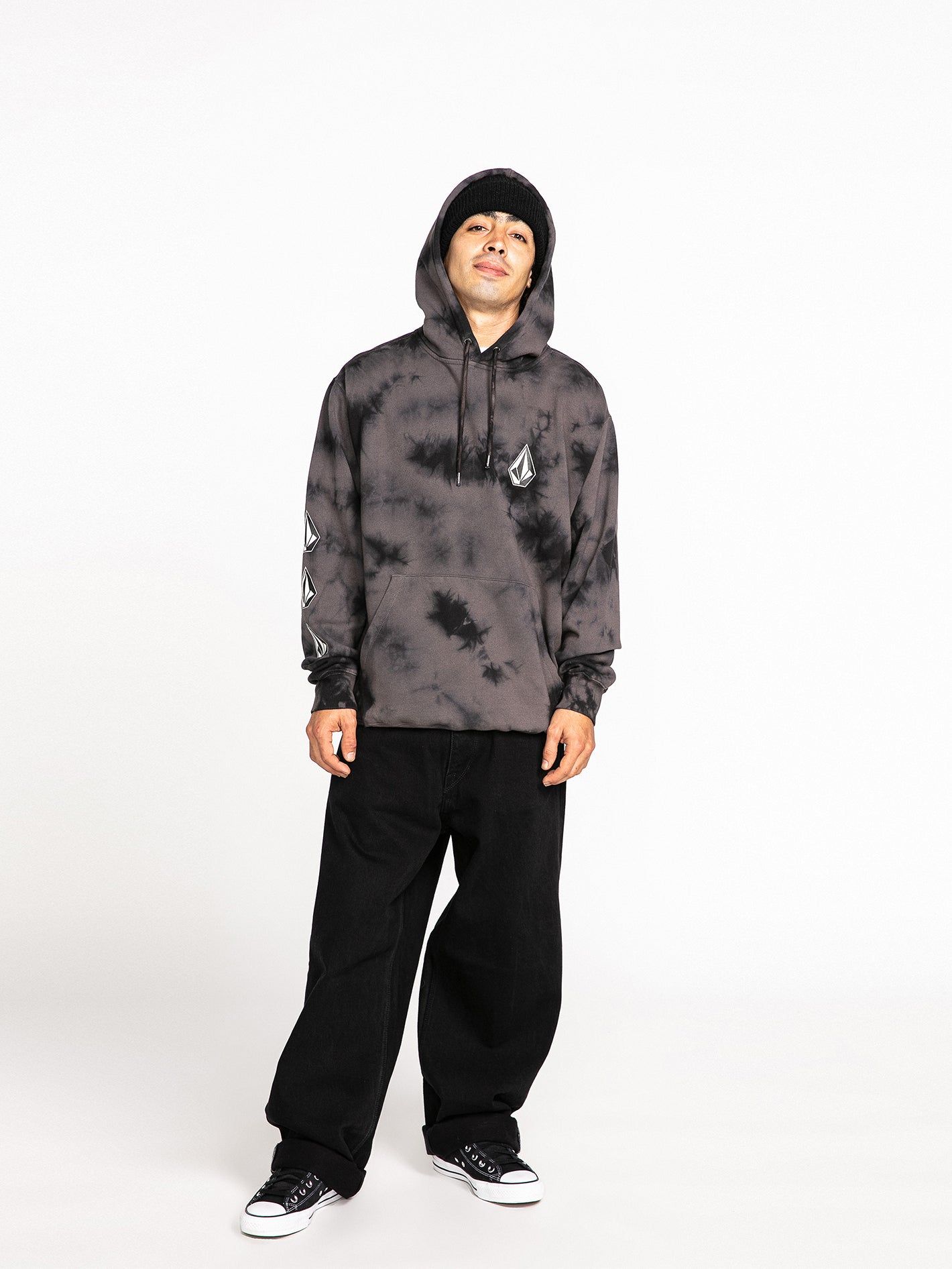 Iconic Stone Plus Hoodie - Black sold by Volcom