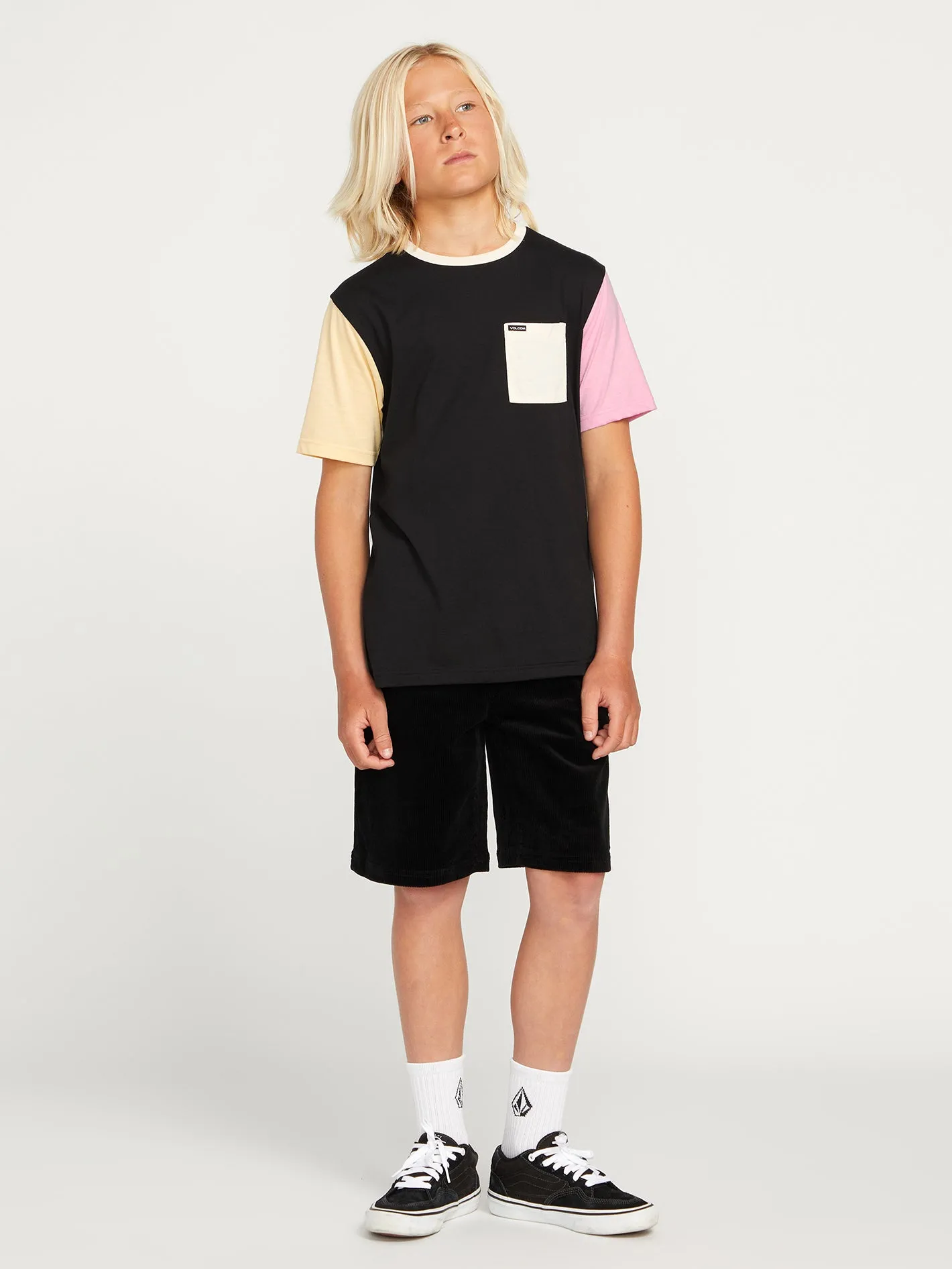 Big Boys Expostone Crew Short Sleeve Tee - Black sold by Volcom product image thumbnail 4
