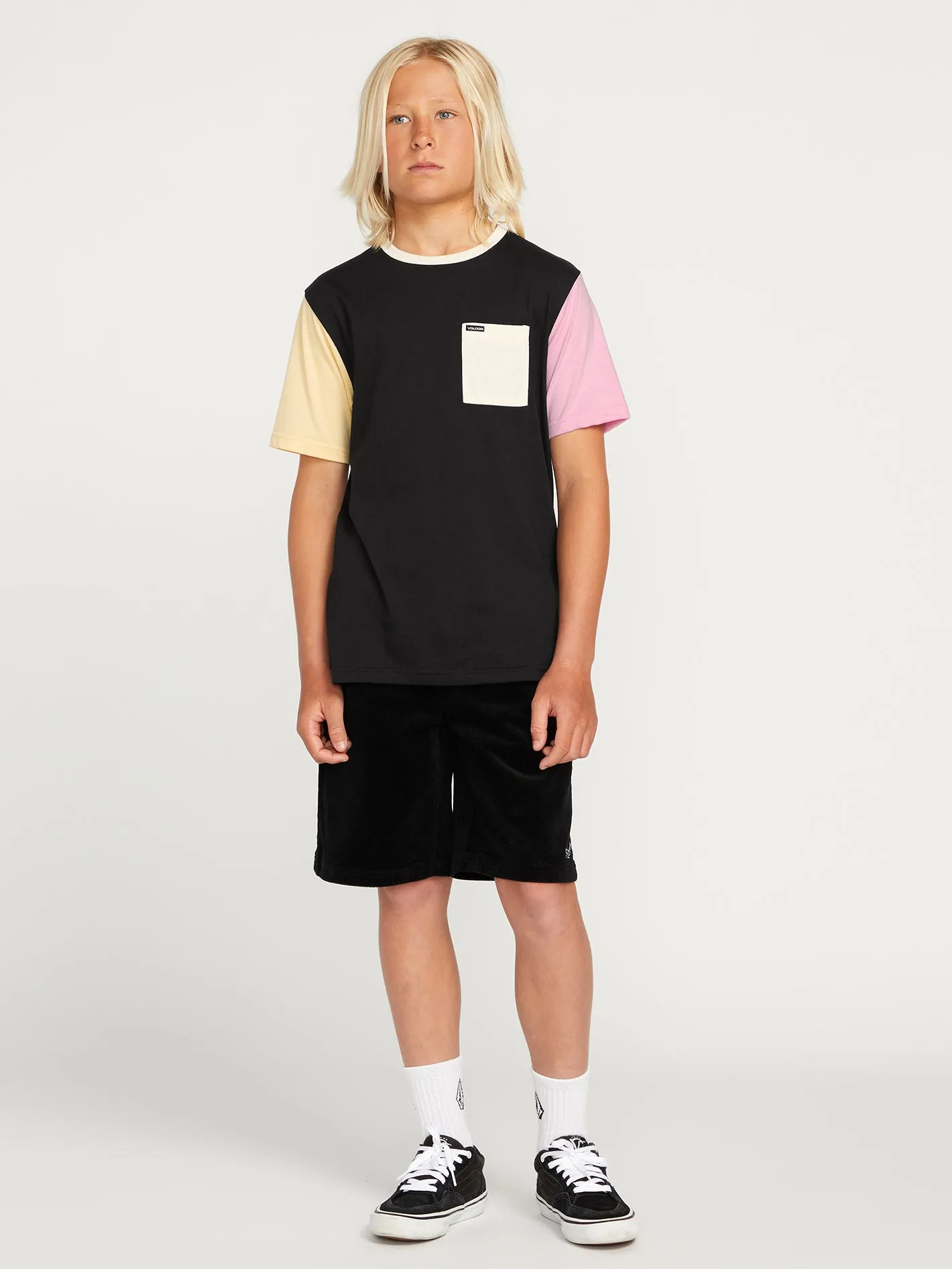 Big Boys Expostone Crew Short Sleeve Tee - Black sold by Volcom product image thumbnail 3